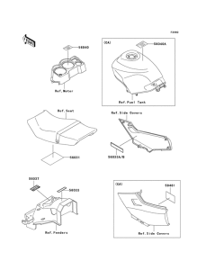 EX250 Наклейки