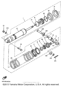 XT600T Амортизаторы задние