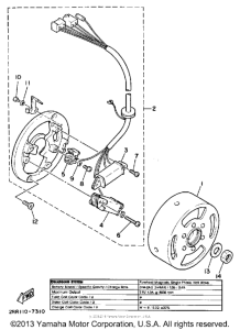 YSR50T Генератор