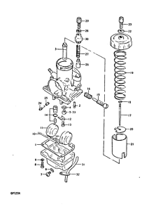 GP125 Carburetor assy