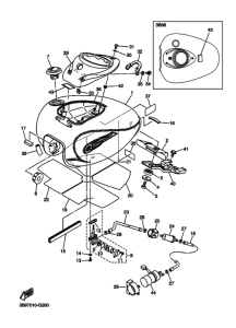 XVS1100 ﾌﾕｴﾙﾀﾝｸ