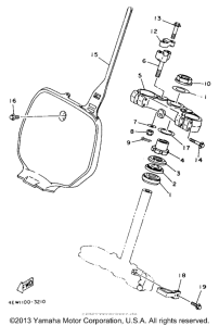 YZ125E Управление