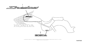 VT750C Наклейки 1