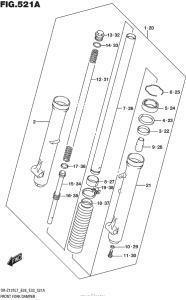  Front Fork Damper (Dr-Z125 E28)