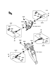 KLX250 ターンシグナル