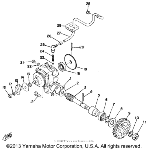 RS100B Масляный насос