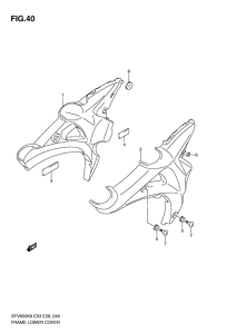 SFV650 Frame lower cover