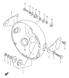 GS500 Фара головного света