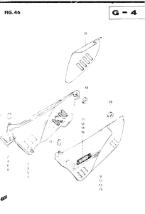DR250 Обтекатель задний