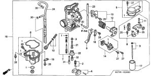 XR400R Carburetor assy