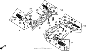 CBX Подножки