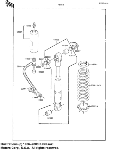  Абсорбер удавный в сборе задний