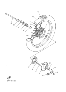 PW80 Переднее колесо