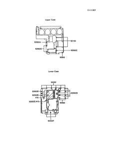 ZX900 Болты крепления картера