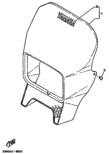 DT200R DT200RA Cowling comp