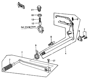 KZ440 Переключатель передач