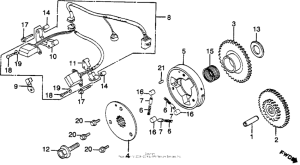 VF750F Pulse generator + starter clutch