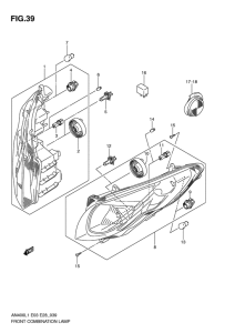 AN400 Front combination lamp