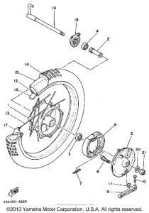 IT200L Переднее колесо
