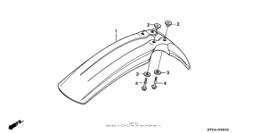 XR200R Переднее крыло