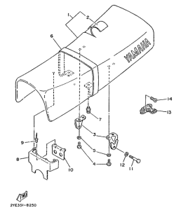 XT125 Сиденье