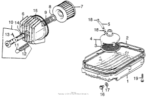 CB550 Oil filter + oil pan
