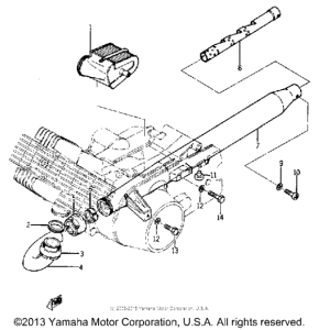 YA6 Air cleaner - muffler