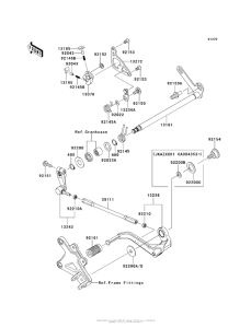 ZX1000 Механизм переключения передач