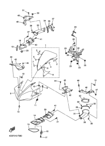 YZF-R1R ( RaceBase) Капот двигателя и топливо