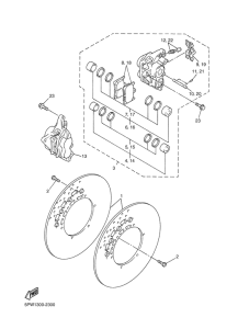 YZF-R1 Передний тормоз