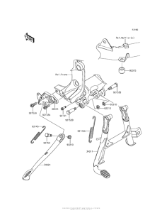 ZG1400 Подножка