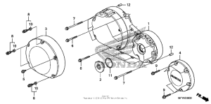 VT1300CT Крышка картера правая