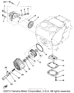XS400D Oil pump-oil cleaner