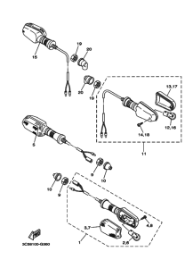 XT250 XT250Z Проблесковый световой сигнал