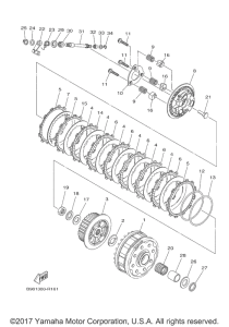 FZ09 Сцепление