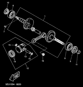 YH50 Ciguenal piston