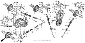 VFR700F Распределительный вал