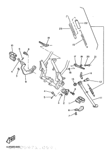 TT600E Stand. footrest