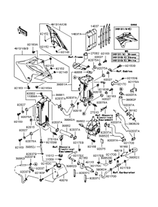 KLX250 Радиатор