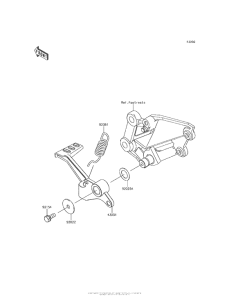 EX300 Педаль тормоза