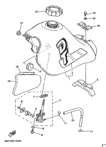 DT80LC Топливный бак