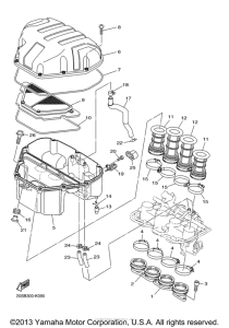 FZ6RECR Впускная система