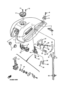 XJR1200SP Tank fuel