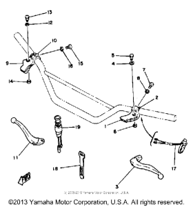 IT250J Handle switch-lever