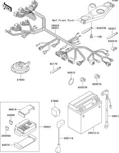 ZX600 Электрика