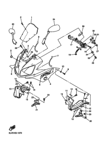 FZS1000 FZS10N Cowling comp