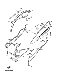 XC125 NXC125 Боковая крышка
