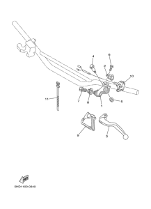  Handle switch. lever
