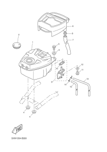 CW50 Топливный бак