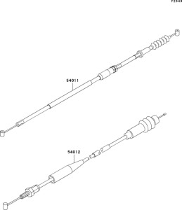 KX125 Тросы управления